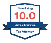 Avvo Rating 10.0, Armen Kiramijyan, Top Attorney